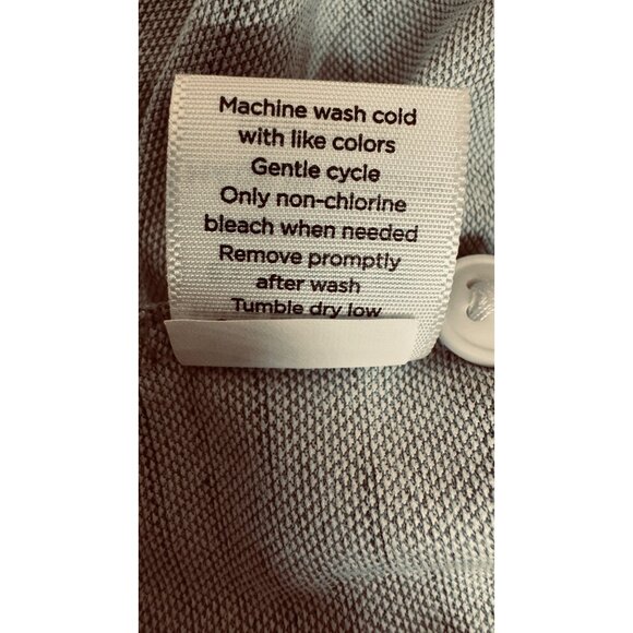 NWT Walter Hagen Size Large Gray Striped Polo Shirt 100% Polyester Golf Wear - Picture 12 of 13